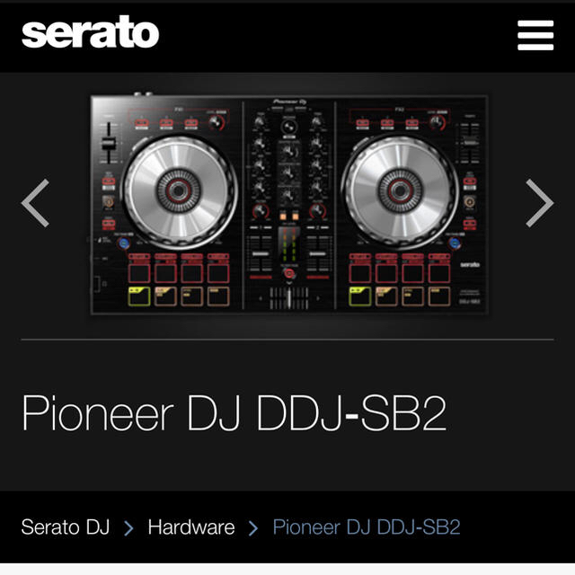 Pioneer(パイオニア)の取り置き中、 DDJ-SB2 DJコントローラー ターンテーブル dj初心者 楽器のDJ機器(ターンテーブル)の商品写真