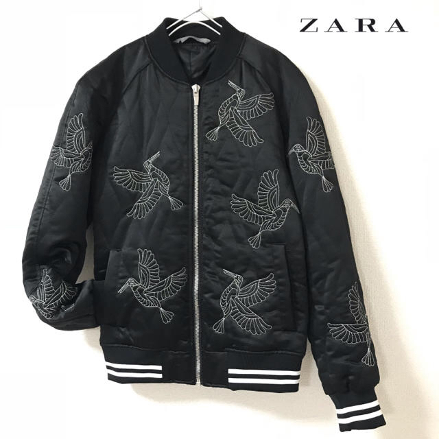 ZARA(ザラ)の【ZARA】ザラ スカジャン キルト ブルゾン M メンズのジャケット/アウター(ブルゾン)の商品写真