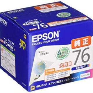 エプソン(EPSON)のエプソン純正品インク  IC4CL76  30個セット(PC周辺機器)