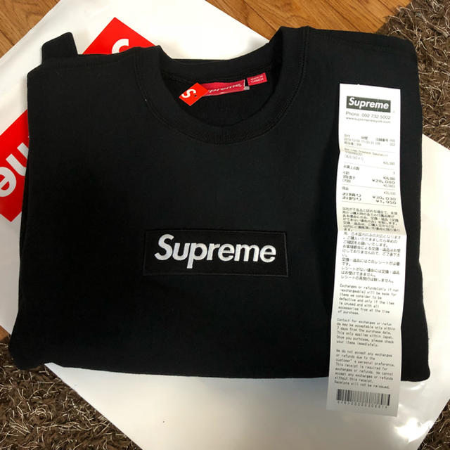 supreme box logo crew neck ボックスロゴ