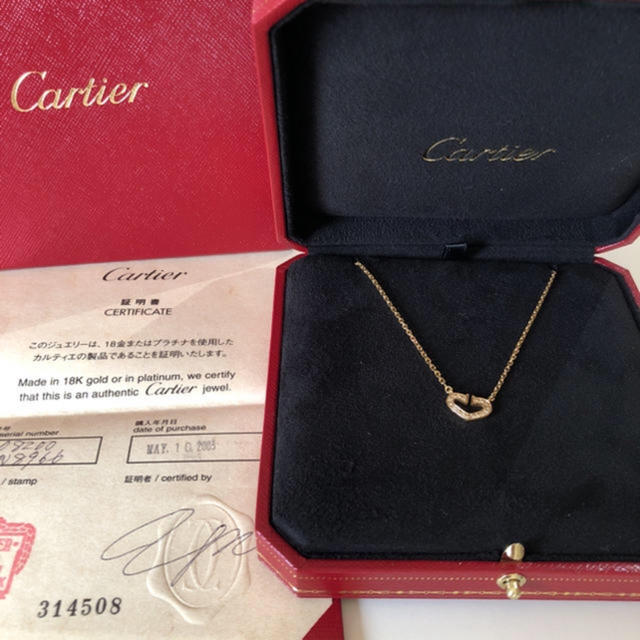 Cartier - コロ  カルティエ cartier cハート ダイヤ ネックレス