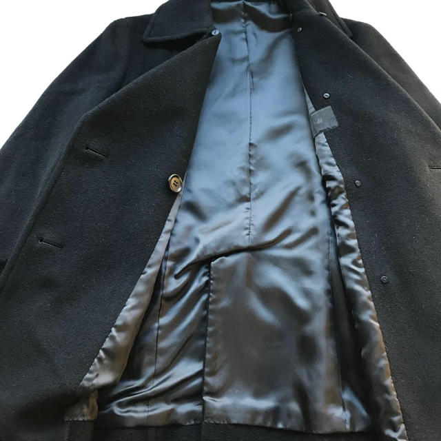 ef-de(エフデ)のef-de エフデ ピーコート 黒 ブラック 9 レディースのジャケット/アウター(ピーコート)の商品写真