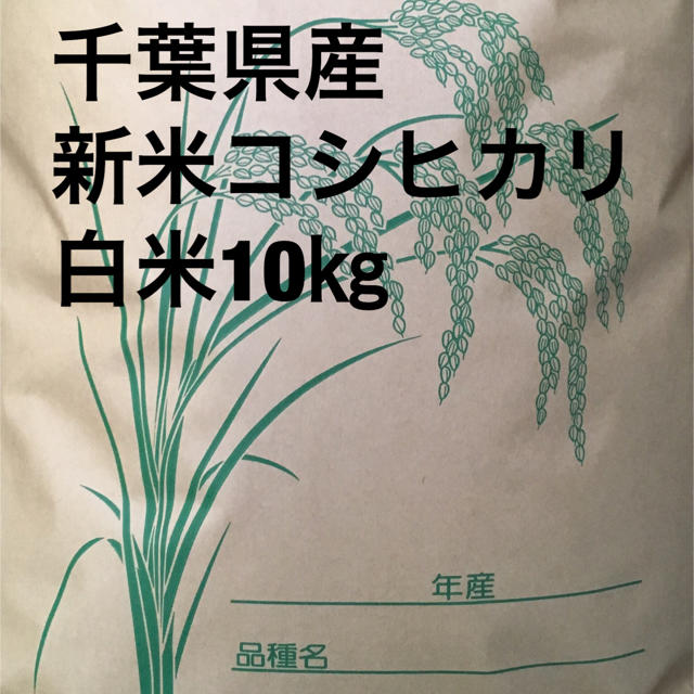 shop様専用コシヒカリ白米10キロ 食品/飲料/酒の食品(米/穀物)の商品写真