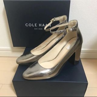 コールハーン(Cole Haan)の値下げ★【COLE HAAN】シルバーパンプス(ハイヒール/パンプス)