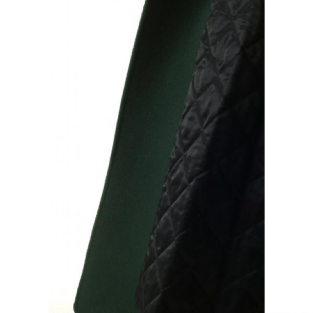 LE CIEL BLEU(ルシェルブルー)のハイド キルティング ライナー インナー ウール トレンチコート グリーン 緑 レディースのジャケット/アウター(ロングコート)の商品写真