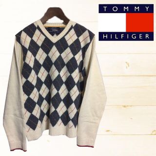 トミーヒルフィガー(TOMMY HILFIGER)のTommy Hilfiger トミーヒルフィガー アーガイル ニット(ニット/セーター)