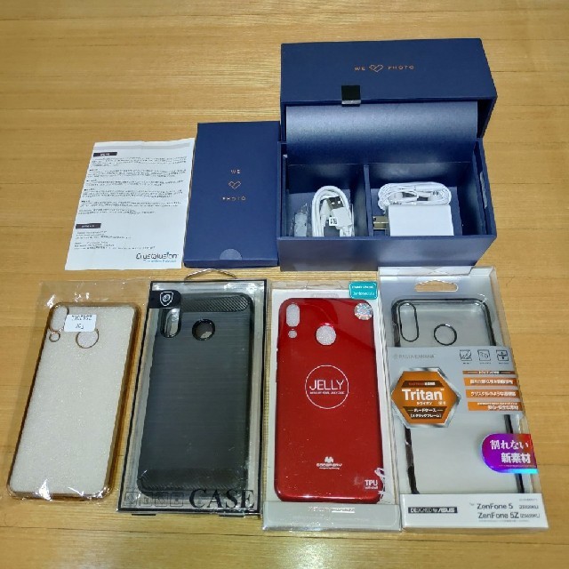 ZenFone 5Zシャイニーブラック国内購入品SIMフリー(おまけ付) スマホ/家電/カメラのスマートフォン/携帯電話(スマートフォン本体)の商品写真