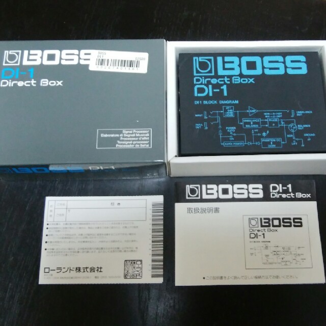 BOSS(ボス)のBOSS DI-1 DirectBox 楽器のレコーディング/PA機器(その他)の商品写真