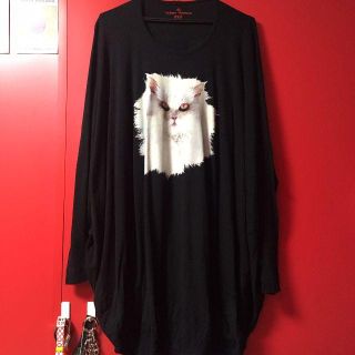 ヴィヴィアンウエストウッド(Vivienne Westwood)のキャット　猫　ねこ　ワンピース　チュニック(ミニワンピース)