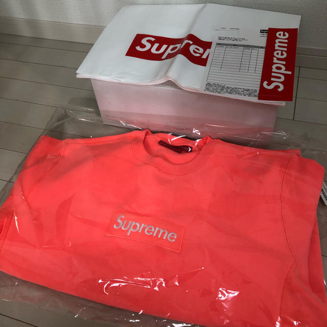 定番セール Supreme - supreme box logo crewneck pink M 国内正規品の通販 by ドラえもんshop｜シュプリームならラクマ 最安値新作