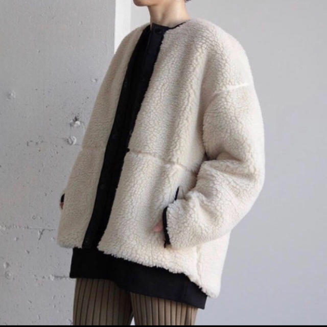 HYKE - 新品☆HYKE ☆ハイクボア ジャケット☆ボアコート1 サイズの
