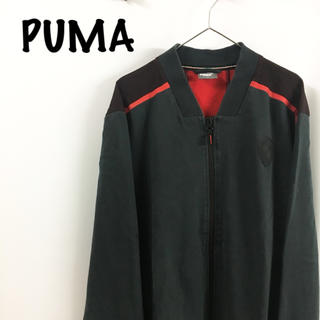 プーマ(PUMA)のセール！ PUMA プーマ ジャージ 美品 暗いグレー 赤 (ジャージ)