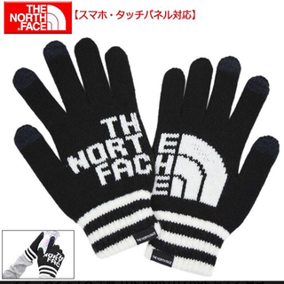 ザノースフェイス(THE NORTH FACE)のザ ノースフェイス 手袋 THE NORTH FACE ロゴ  スマホ対応 (手袋)