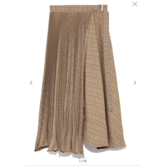 FRAY I.D(フレイアイディー)の人気商品 アシメプリーツスカート フレイアイディー   レディースのスカート(ロングスカート)の商品写真
