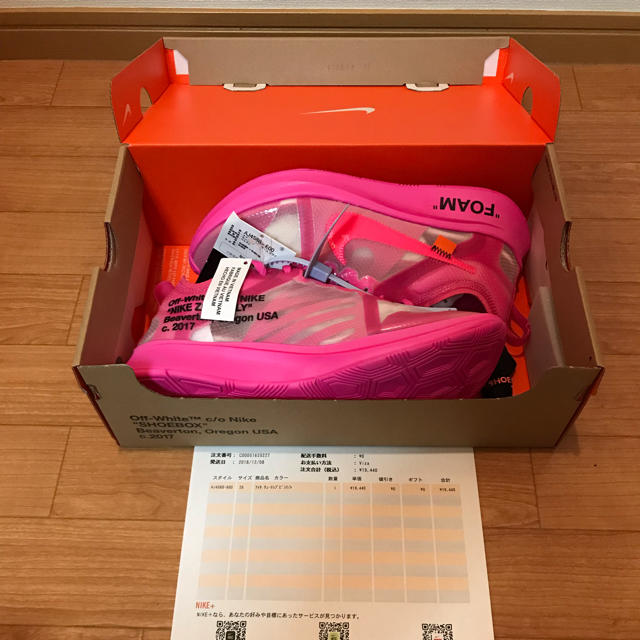 NIKE(ナイキ)のNIKE×off white ZOOM FLY メンズの靴/シューズ(スニーカー)の商品写真