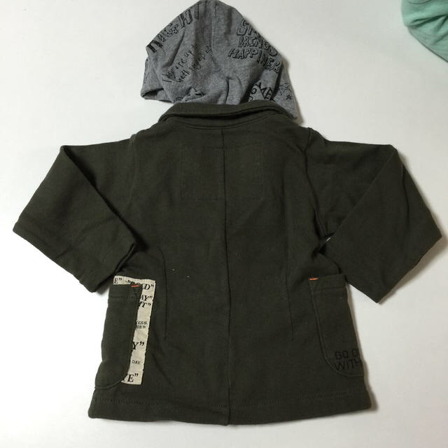 JUNK STORE(ジャンクストアー)のジャケット風パーカー キッズ/ベビー/マタニティのキッズ服男の子用(90cm~)(その他)の商品写真