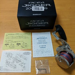 シマノ(SHIMANO)のシマノ リール　17 オシアジガーNRHG 2000 右巻き 糸おまけ(リール)