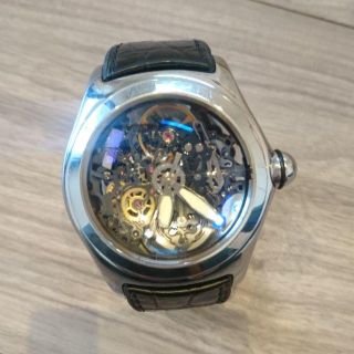 コルム(CORUM)のCORUM(コルム)　バブル　スケルトン　希少！　早い者勝ち！！(金属ベルト)