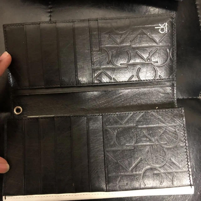 ck Calvin Klein(シーケーカルバンクライン)の新品 Ck Calvin Klein 長財布 メンズのファッション小物(長財布)の商品写真