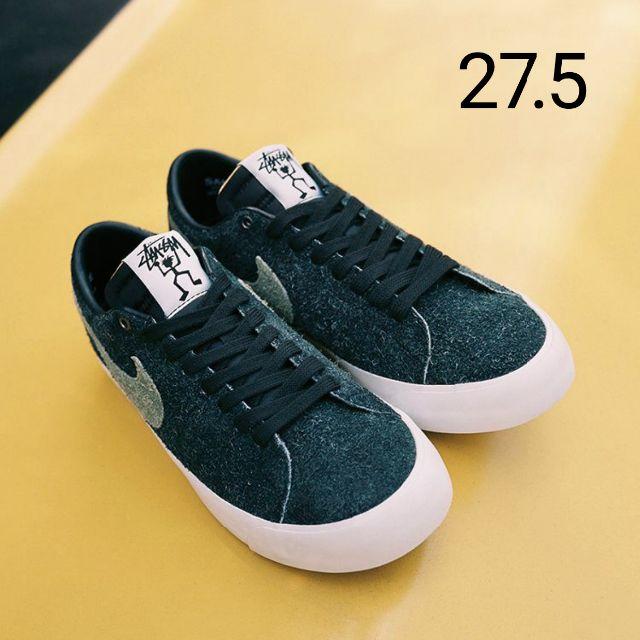 STUSSY(ステューシー)の27.5 Stussy Nike SB Zoom Blazer Low QS メンズの靴/シューズ(スニーカー)の商品写真