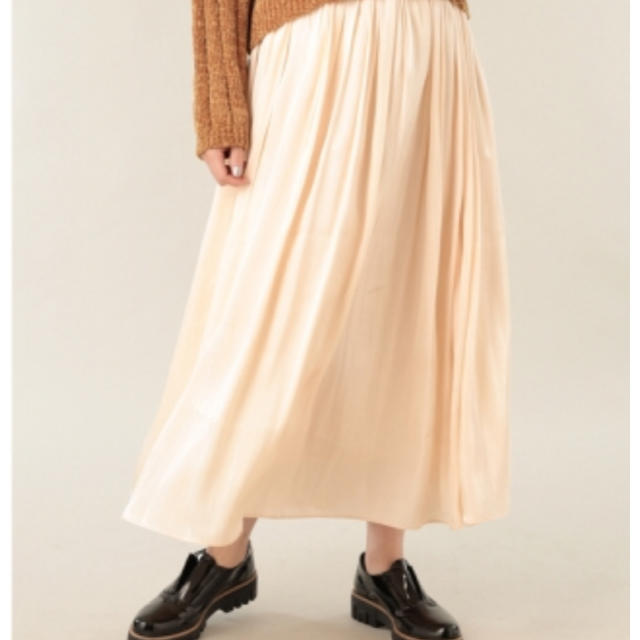 mystic(ミスティック)のぱんだ様＊【mystic】フィラメントサテンスカート レディースのスカート(ロングスカート)の商品写真