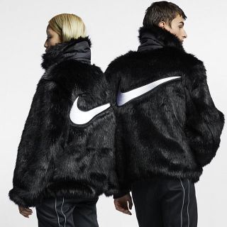 ナイキ(NIKE)の新品 NIKE AMBUSH リバーシブルフェイクファージャケット(毛皮/ファーコート)