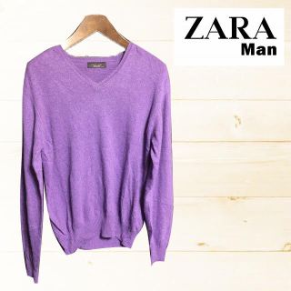 ザラ(ZARA)のZARA ザラ アンゴラ混 Vネックニット(ニット/セーター)