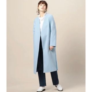 ビューティアンドユースユナイテッドアローズ(BEAUTY&YOUTH UNITED ARROWS)のbeauty & youth ノーカラーロングコート(ロングコート)