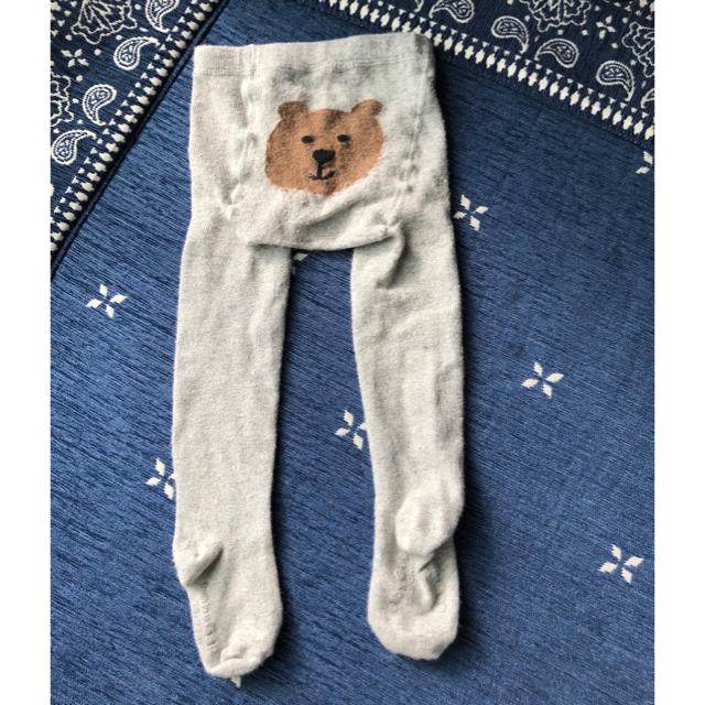 babyGAP(ベビーギャップ)のbabygap★くまさんタイツ ラメ★ キッズ/ベビー/マタニティのこども用ファッション小物(靴下/タイツ)の商品写真