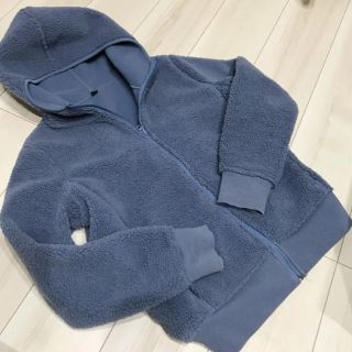 ユニクロ(UNIQLO)のUNIQLO 防風ボア パーカー(ブルゾン)