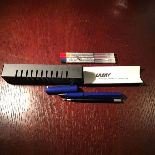 ラミー(LAMY)のLAMY ローラーボール ブルーセット(ペン/マーカー)