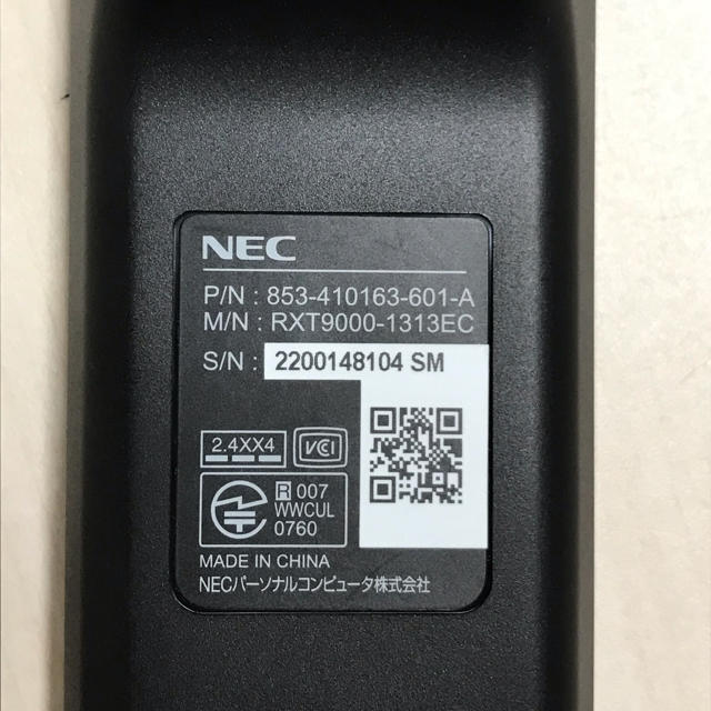 NEC(エヌイーシー)のNEC リモコン スマホ/家電/カメラのPC/タブレット(デスクトップ型PC)の商品写真