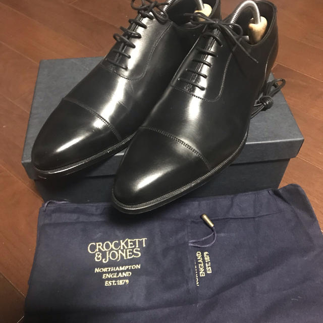 Crockett&Jones(クロケットアンドジョーンズ)の１回着用 クロケットジョーンズ オードリー 91/2 メンズの靴/シューズ(ドレス/ビジネス)の商品写真