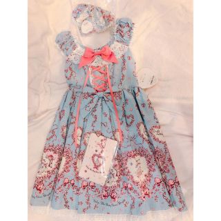 ベイビーザスターズシャインブライト(BABY,THE STARS SHINE BRIGHT)のBABY Alice & Bambi ジャンパースカート セット 新品お買得(ひざ丈ワンピース)