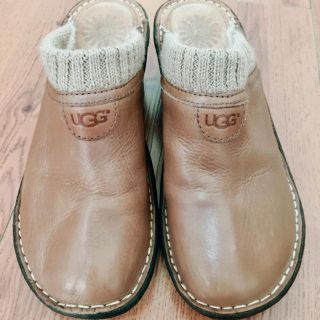 アグ(UGG)のUGG アグ  サンダル サボ レザー ムートン 24cm(サンダル)