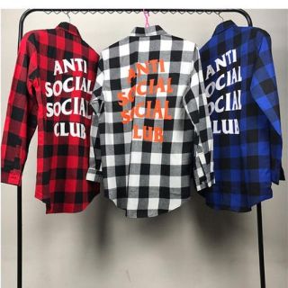 AESSC Anti Social Social Club シャツ xl 白(シャツ)