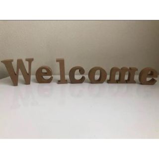 アルファベットオブジェ welcome(ウェルカムボード)