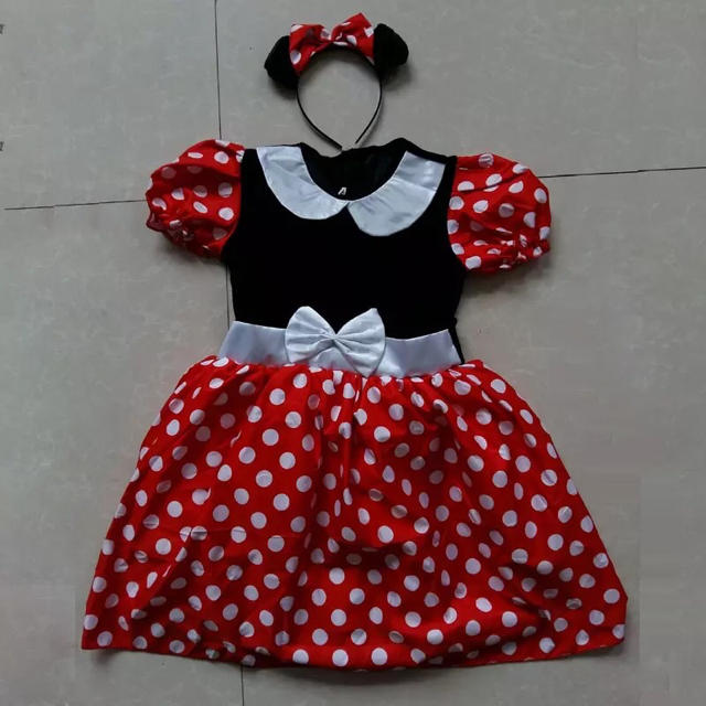 Disney(ディズニー)のミニーコスプレ ミニーチュールワンピース❤️サイズ160 キッズ/ベビー/マタニティのキッズ服女の子用(90cm~)(ドレス/フォーマル)の商品写真