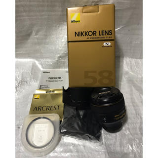 ニコン(Nikon)のNikonニコンAF-SNIKKOR58mmF1.4 G極上美品2-ケ様専用(レンズ(単焦点))