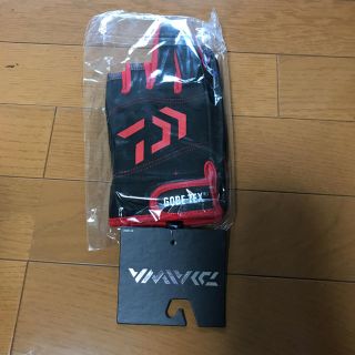 ダイワ(DAIWA)のダイワ フィッシング グローブ 黒赤 ３本カット GORE-TEX ゴアテックス(ウエア)