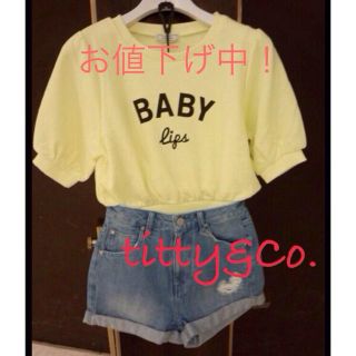 ティティアンドコー(titty&co)のtitty&Co.♡プルオーバー(Tシャツ(半袖/袖なし))