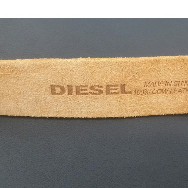 DIESEL(ディーゼル)の②　DIESEL ベルト レザー100% SIZE　85cm メンズのファッション小物(ベルト)の商品写真