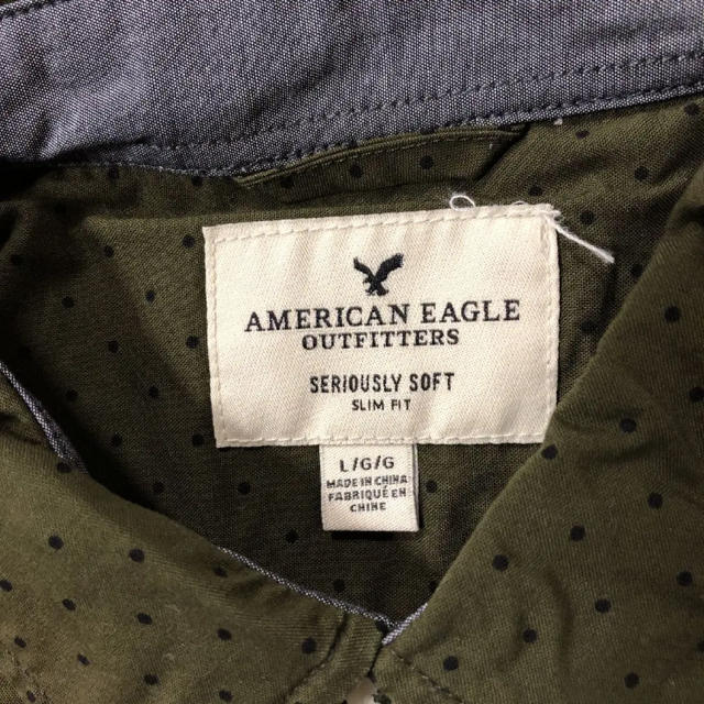 American Eagle(アメリカンイーグル)の美品！ アメリカン  イーグル  長袖シャツ L メンズのトップス(シャツ)の商品写真