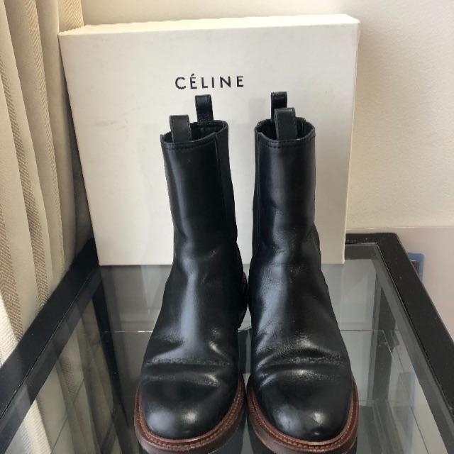 celine(セリーヌ)のCelineサイドゴアブーツ35.5 レディースの靴/シューズ(ブーツ)の商品写真