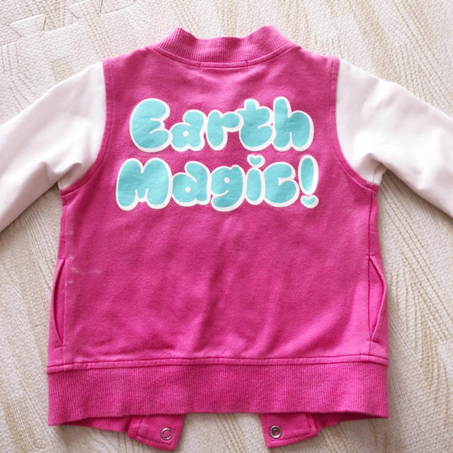 EARTHMAGIC(アースマジック)の最終値下げ❤️アースマジック♡薄手ブルゾン キッズ/ベビー/マタニティのキッズ服女の子用(90cm~)(ジャケット/上着)の商品写真