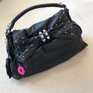 ベッツィジョンソン(BETSEY JOHNSON)のりんご103's shop様専用★Betsey Johnson★レザーバッグ(ハンドバッグ)