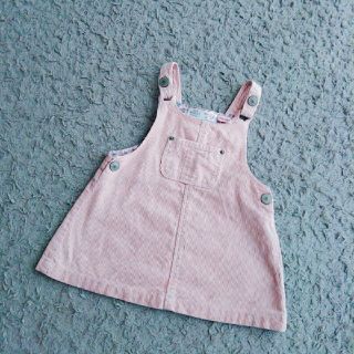 ザラキッズ(ZARA KIDS)の値下げ♪ZARA baby 12-18monthジャンパースカート ピンク(ワンピース)