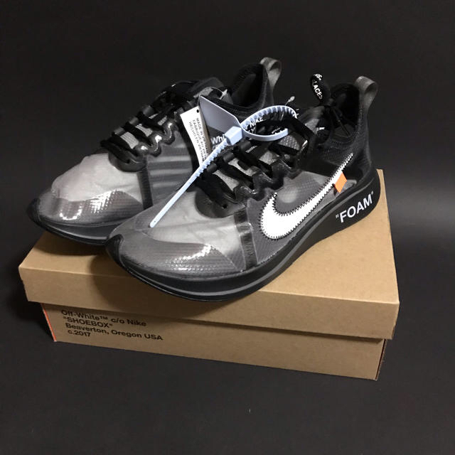 OFF-WHITE(オフホワイト)のoff white×NIKE zoom fly  27.0cm メンズの靴/シューズ(スニーカー)の商品写真