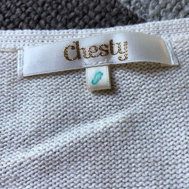 Chesty(チェスティ)の花様 ❤︎専用 チェスティ ❤︎ ニットワンピース リボンワンピース レディースのワンピース(ミニワンピース)の商品写真