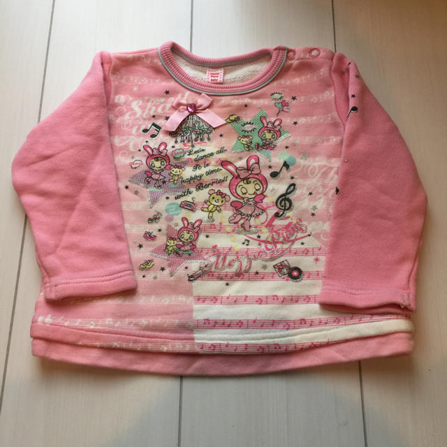 mezzo piano(メゾピアノ)のメゾピアノ トレーナー キッズ/ベビー/マタニティのキッズ服女の子用(90cm~)(Tシャツ/カットソー)の商品写真